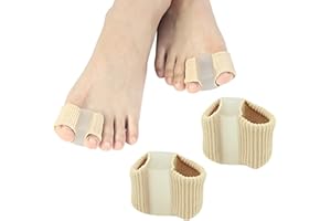 Dzmuero Tutore Alluce Valgo, 2 Dimensioni Protezione Per Le Dita Dei Piedi Per Alleviare Il Dolore AllAlluce Valgo E Le Dita Sovrapposte, Correttore Per Alluce Valgo In Gel A Doppio Anello