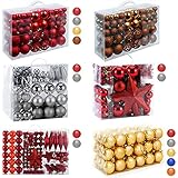 Bolas para árbol de Navidad 100 unidades hasta Ø 6 cm color plata bolas de Navidad bolas decorativas plata