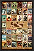 Fallout 4 Magazine Compilation Black Framed Poster 64 x 94.5cm