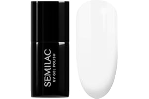 Semilac Vernis à ongles gels semi-permanents UV 001 Strong White 7ml