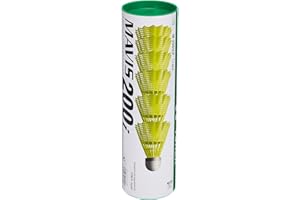 Yonex Mavis 200i Nylon Shuttle Cock, Pack of 6 (Yellow)