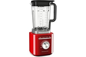 KitchenAid 5KSB2073EER Pure Power Blender, Mixeur Puissant avec Bol 2L sans BPA, 10 Vitesses et Programmes Automatiques, Rouge Empire