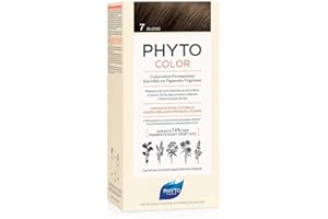 Phyto Phytocolor 7 Biondo Colorazione Permanente senza Ammoniaca, 100 % Copertura Capelli Bianchi