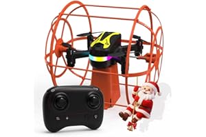 ‎MORLYRCTOOY Morlyrctooy M17 Anfänger-RC-Quadrocopter Mini-Drohne mit Schutzabdeckung Land- und Luft-Dualmodus Einfaches Indoor and Outdoor Drone 3D-Flip-Funktion Kopfloser Modus Ein-Tasten-Bedienung Geschenke