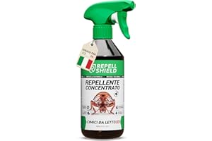 RepellShield Spray Antiacaro per Materassi e Tessuti - Anti Acaro, Antipulci, Anti Cimici da Letto - 500ml - Formula Naturale con Oli Essenziali, Sicuro per Bambini e Animali, Pronto All'Uso