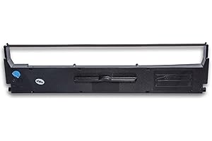 vhbw Farbband Nylonband Tintenband kompatibel mit Nadeldrucker Epson LQ-200, LQ-300, LQ-350, LQ200, LQ300, LQ350 Ersatz für C13S015633.