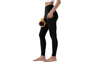 LEOVQN High Waisted Gym Leggings with Pockets for Women – Workout Sports Running Yoga Pants Soft Compression Opaque Leggings
