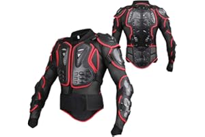 IFIKK Veste Armure Moto Blouson Motard Gilet Sport Veste avec Protection Armure Moto Blouson Motard Gilet Protection Dorsale Équipement de Moto Cross Scooter VTT Enduro Homme ou Femme