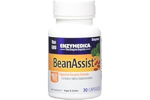 ‎ENZYMEDICA ENZYMEDICA - BeanAssist (30 Kapseln) | Lebensmittelintoleranz Nahrungsergänzungsmittel mit Verdauungsenzymen, Bakterienkulturen für eine gesunde Verdauung gegen Magen & Verdauungsbeschwerden