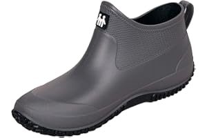 SMajong Bottines de Pluie Femme Homme Bottes en Caoutchouc Chaussure de Jardin Imperméable Bottes Chelsea Boots GR.35-44