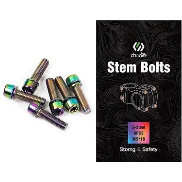 Bullone A Gambo Per Manubrio Bicicletta – M8 Testa Piatta 35 Mm – Acciaio – Universale