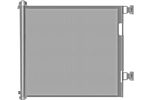 Sinbide Barrière de Sécurité Rétractable pour Bébés et Chiens (0 à 150 cm), Barrière Relocalisable et Enroulable pour Les Escaliers/Couloirs/Portes, Intérieurs et Extérieurs (Gris)