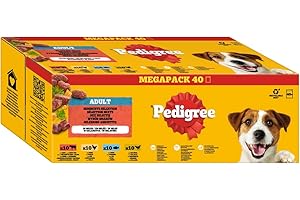 PEDIGREE DOGCARE Hundefutter Portionsbeutel Chunks in Gelee Adult 40 x 100g