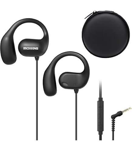 ambie Sound Earcuffs - Open Ear Earbuds Wired Ear Clip 3.5mm