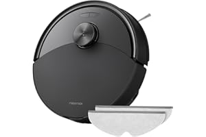 roborock Q10 S5 Set Robot Aspirador y Fregasuelos Succión HyperForce de 10000 Pa, Robot Vacuum con Doble Sistema Antienredos, Navegación PreciSense LiDAR, Evitación de Obstáculos Reactive Tech, Negro