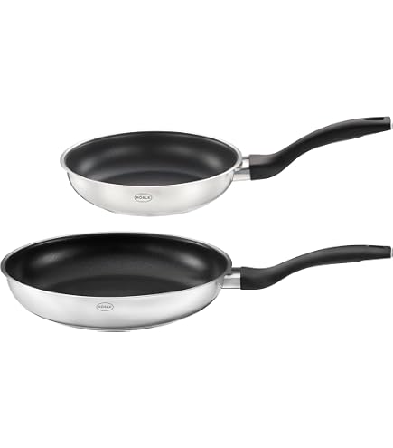 BRA Prior | Set de 3 Poêles 18|22|26 cm, Fonte d'Aluminium avec