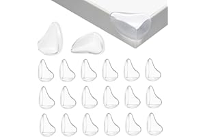 BillyBath 20 sztuk zestaw do ochrony narożników i krawędzi, narożniki ochronne dla niemowląt, przezroczyste, nadają się do ochrony ostrych krawędzi we wszystkich rodzajach narożników mebli.