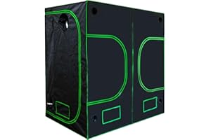 Kingpower 240 x 120 x 200cm Hidroponía Grow Tent Caja de Cultivo Interior Invernadero Tienda de Cultivo Gabinete de cría