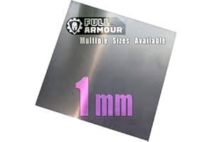 FULL ARMOUR 1mm Aluminium Sheet (8" x 8")