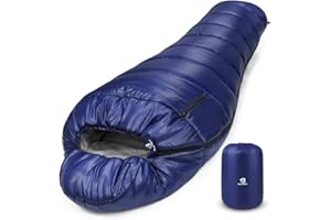 Bessport Mummy Sleeping Bag | 15-45 ℉ Extreme 3-4 Season Sleeping Bag for Adults Cold Weather– Warm and Washable, for Hiking Traveling & Outdoor Activities