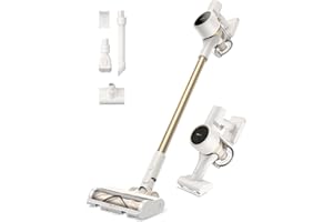 DREAME R10 Aspiradora sin Cable, 20000 PA / 120 AW Aspiradora Escoba sin Cable, 60 Min Filtración Avanzada, Cepillo Multisuperficie, Luz LED, Adecuado para Limpiar Pelos de Mascotas, Polvo