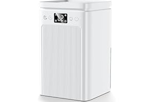COAMOTRAIL Dehumidifiers for Home, 2200ML Dehumidifier for Bedroom with Auto-Off 7 Colors Light Smart Defrost, Portable Ultra Quiet Dehumidifier for Drying Clothes Small Dehumidifiers for Bathroom (White)