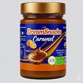 DreamSnacks Premium Portakallı Karamel,330 G Cam Kavanoz,Katkısız,Doğal Taze S&uuml;t &Uuml;r&uuml;nleri ile hazırlanmış,Glutensiz,Ekmek &Uuml;ze