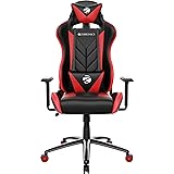 Zebronics ZEB-GC2000 Premium Gaming Chair with 3D Armrest, 90-180 Degree Backrest, Neck & Lumbar Cushion, Adjustable Height, 