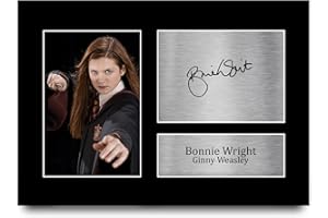 HWC Trading A4 Bonnie Wright Harry Potter Ginny Weasley Gifts gedrucktes signiertes Autogramm Bild für Film-Fans