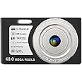 LEQTRONIQ 4K Digital Camera 48 MP Camera with 32GB SD Card, 16x Digital Zoom & Autofocus Compact Camera for Recording, Vlogging, Streaming with 1 Year Warranty (2 Batteries) (Black)