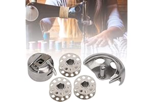 Boquite Carnevale di Natale Gancio spolina, spolina, spoline + Custodia spolina + Gancio Navetta per Macchina da Cucire per Uso Domestico Vecchio Stile