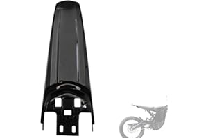 WRUIOY Extended Rear Mudguard Longer Tail Guard for Surron Light Bee X/S and Segway X160/X260 (Bright Black)