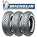 Produktbild Dreifach drei Reifen Michelin S83 Für Piaggio APE 50 FL/FL2 1989 – 1995 Größe: 100/90 – 10 56J DOT 2016