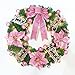 Produktbild LIANGJUN Weihnachtskranz Licht Tür Baum Mauer Dekoration, 4 Größen, 5 Farben Verfügbar ( Farbe : Pink , größe : 50 cm )