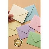30 Adet Karışık Pastel Renkli Minik Zarf Seti (7x9) | A. Sarı, Su Yeşili, A. Mavi, Krem, Lila, A. Pembe Zarflar, Har&ccedil;lık Zarf