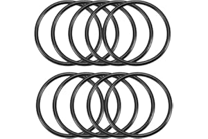 UXCELL sourcing map Nitrilo Caucho Tóricas Juntas 55mm OD 48mm ID 3,5mm Ancho, Métrico Sellado Empaquetadura, Paquete de 10