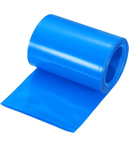 Tubo Termorestringente In PVC Per Batterie 18650 - Misura Piatta 70mm (Ø44.6mm), 1 Metro, Rapporto 2:1 - Foto 6