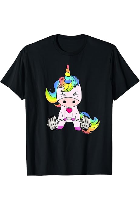 Magliette Tommy Hilfiger Uomo Unicorno Sollevamento Pesi T-Shirt