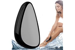 BIESVOY Nano Epilatore,Gomma da Cancellare per Capelli in Cristallo, Strumento di depilazione esfoliante indolore, Cristallo Epilatori Magico per Braccia, Gambe, Schiena