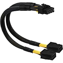 Cavo Alimentazione PCI Express Da 8 Pin A 6+2 Pin – Adattatore Per Scheda Grafica