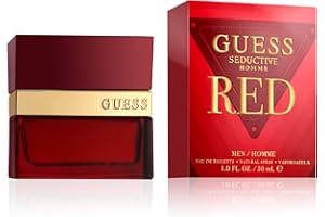 GUESS Seductive Red, Eau de Toilette, Perfume Hombre, Oriental Vainilla, Perfume Elegante de Larga Duración