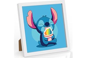 TOSTOG Diamond Painting pour Enfants avec Cadres,5D Dessin Animé Broderie Diamant Kit Arts CréAtifs Peinture Diamant DIY Cristal Débutant Art Set pour Décoration Murale Maison 18x18cm