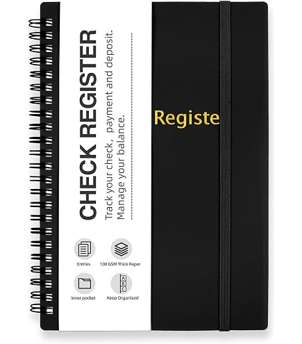 Regolden-Book Check Registers For Personal Checkbook