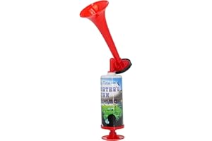 NAVOYS Extra Loud Air Horn, Handheld Air Horn Pump, Safety Alarm, Marine Horn for Boats, Festival, Rave, Olympics, Euros, Sports Supporter Noise Maker