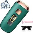 Laser Hair Removal for Women Permanent, Painless at-Home IPL Hair Removal Device Upgraded to 999,999 Flashes, 5 Level Energy Adjustable & 2 Modes for Beautify Skin, Face, Body, Bikini (Deep Green)