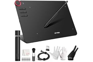 YOOSON XP-PEN DECO-03 Drawing Tablet 10x5.62 inch Wireless Graphics Tablet with 8192 Levels Battery-free Stylus 6 Hot Keys for Art Creation, Paint, Sketch, Design for Windows 10/8/7 & Mac OS