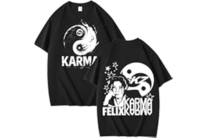 MAISLEY T-Shirt Cotton Blouse Unisex Skzoo SKZ Karma Tshirt Bang Chan Chanbin Lee Know Hyunjin Han Felix Seungmin I.N Fans Round Neck Looser Short Sleeve Top