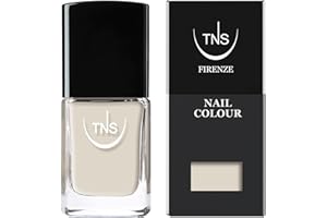 TNS Cosmetics - Milky Ivory smalto bianco lattiginoso formula professionale, luminoso. 10 ml