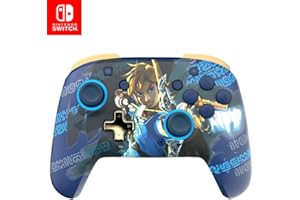 PDP Manette sans Fil Zelda Link Lumineuse pour Nintendo Switch