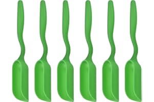 M METERXITY 6 Pack Gartening Schaufel Spoons - Digging Loosening Transplanting und Cultivation Anwendung Garten/Innere Balcony Planting (5.7 x 1 Grün)
